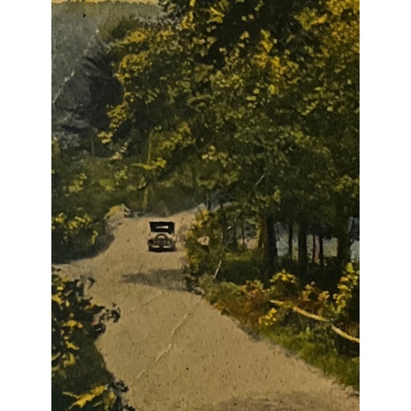 Antique 1929 Litho Ephemera Postcard Lake Scene Greetings From Prescott AZ NYCE - Picture 4 of 10